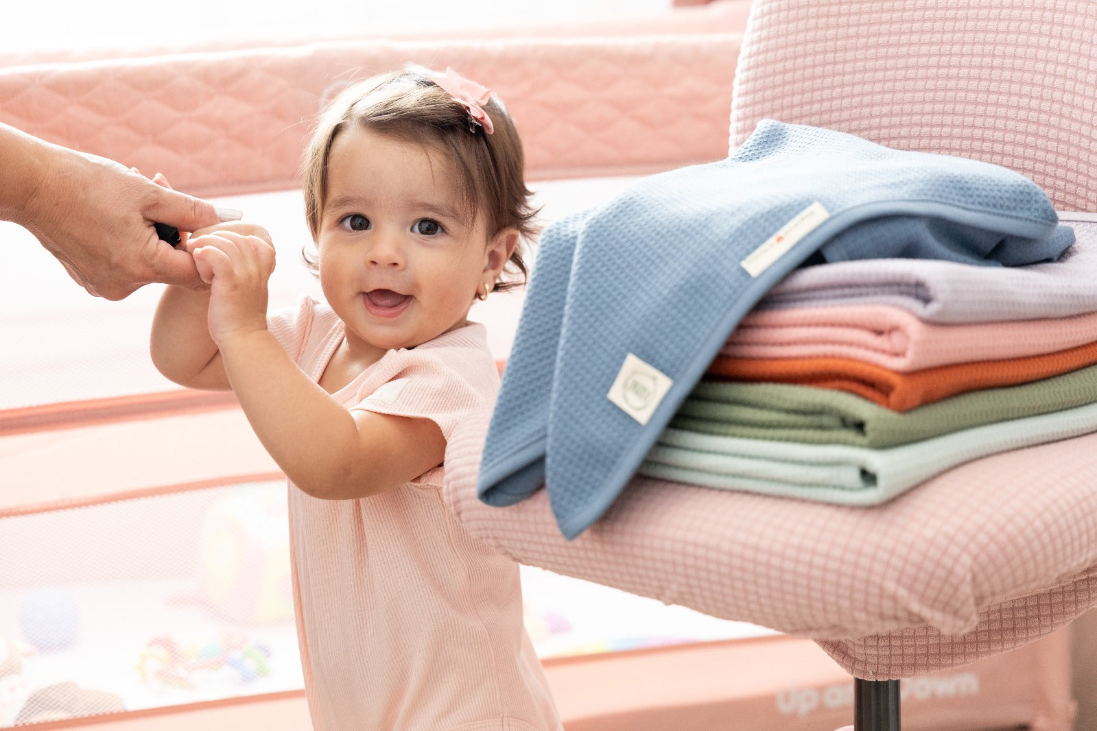 Die Babydecke, die immer dabei sein kann – leicht, kompakt und perfekt für unterwegs