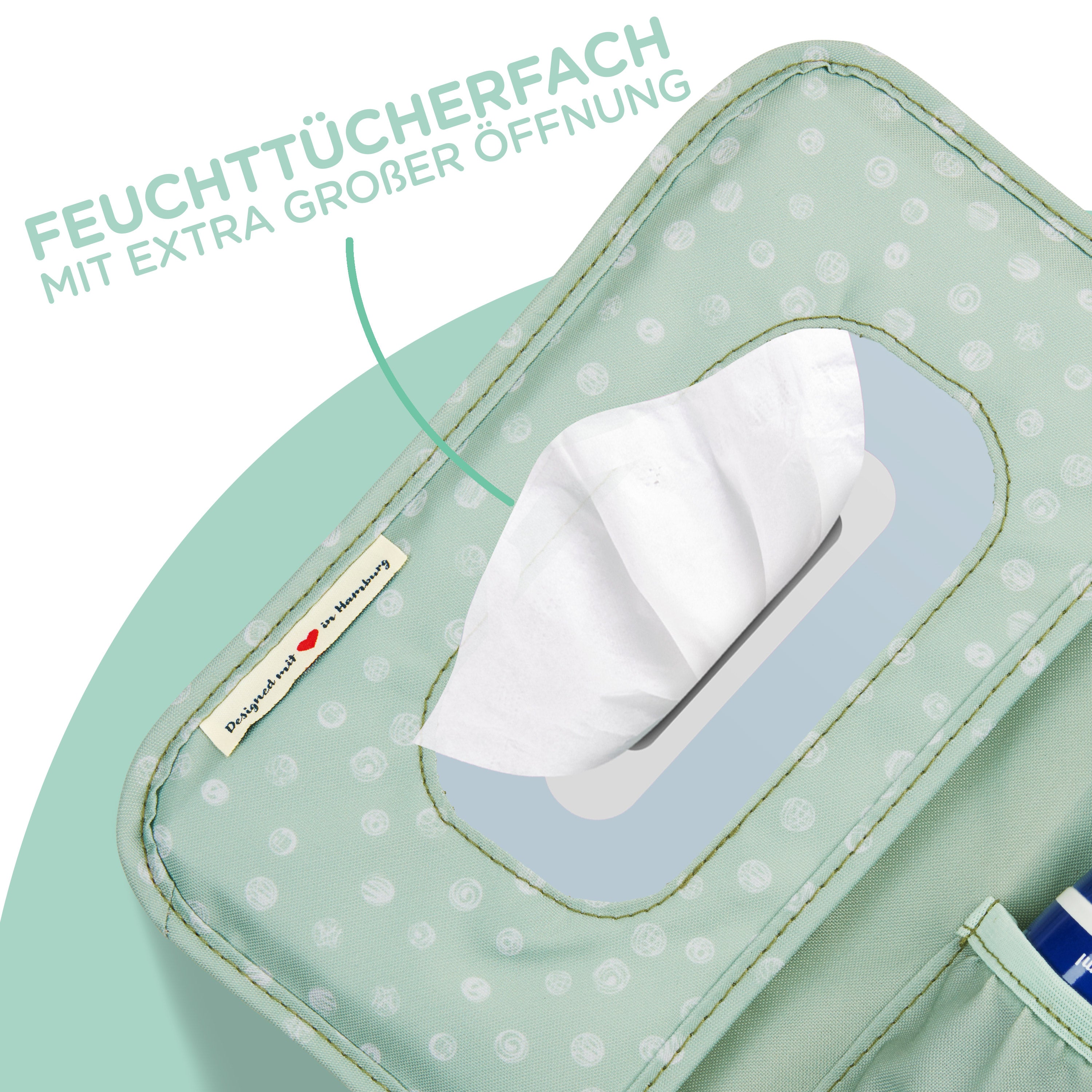Windeltaschen mit Wickelunterlage