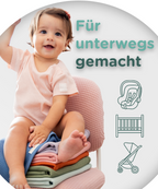 Babydecke_aus_Baumwolle_im_Kinderwagen mint