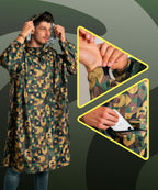 Regenponcho Herren aus 100 % recyceltem Polyester