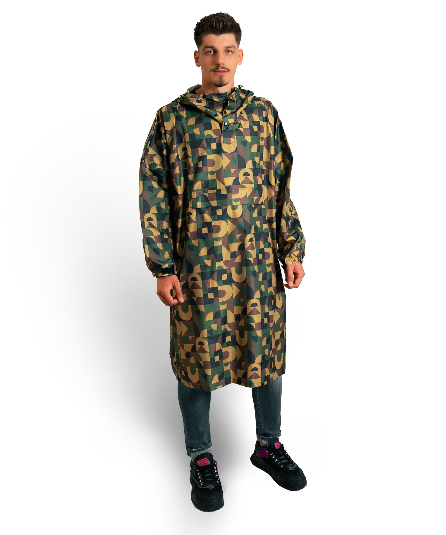 Regenponcho Herren aus 100 % recyceltem Polyester