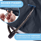 Fahrradanhänger geschützt vor Diebstahl jubi