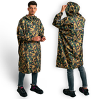 Regenponcho Herren aus 100 % recyceltem Polyester