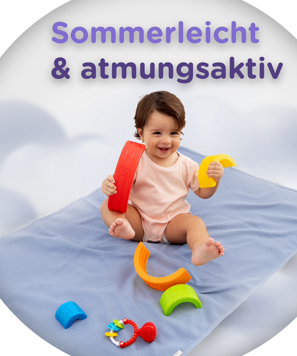 Weiche Babydecke aus Baumwolle von Jubi