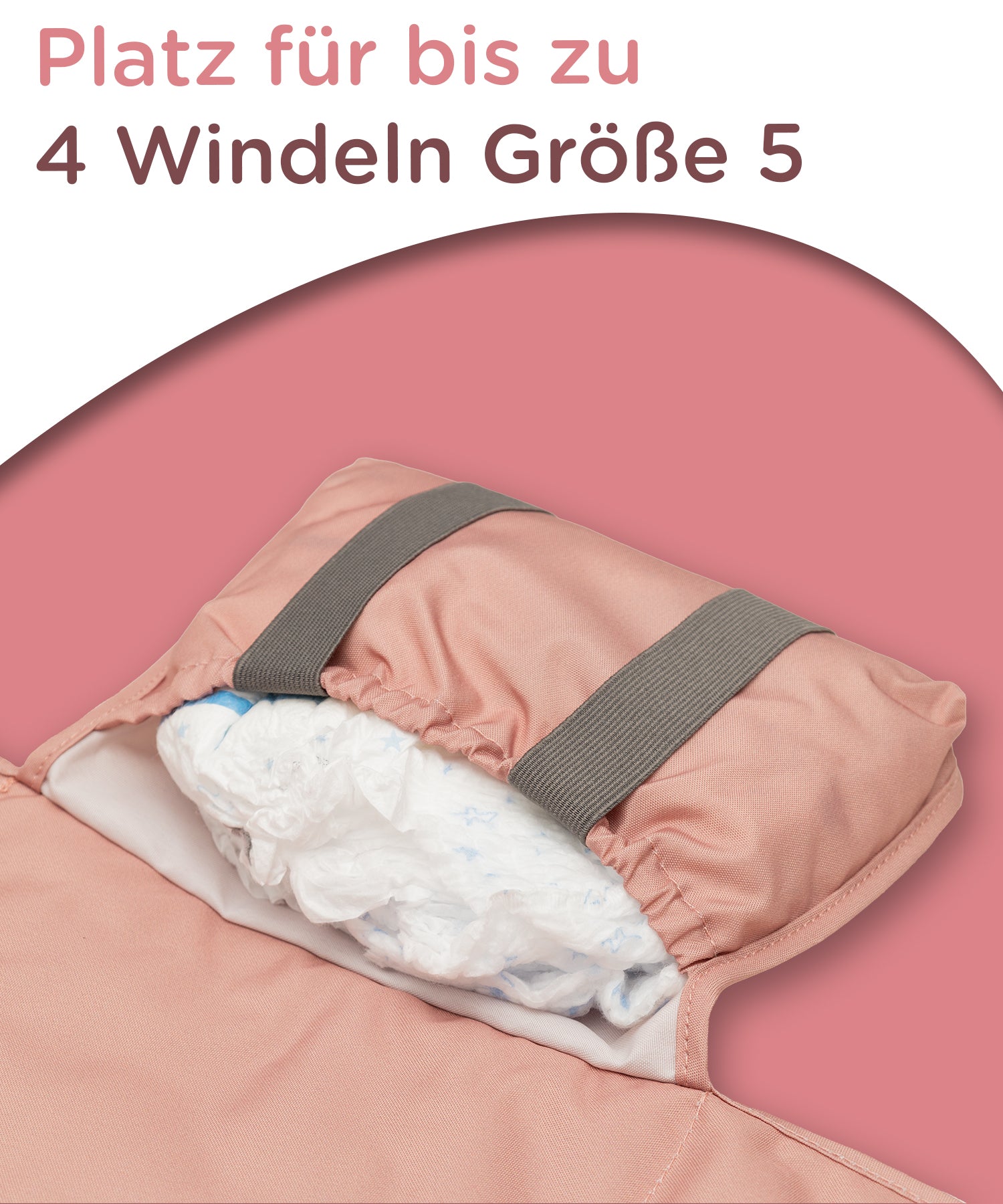 Wickelauflage für unterwegs, wie sie Hebammen für den Alltag empfehlen