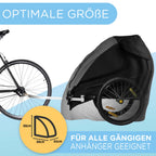 Wasserdichte Nähte der Fahrradanhänger Schutzplane im Detail