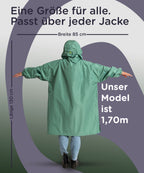 Regenponcho Damen aus recycled Polyester