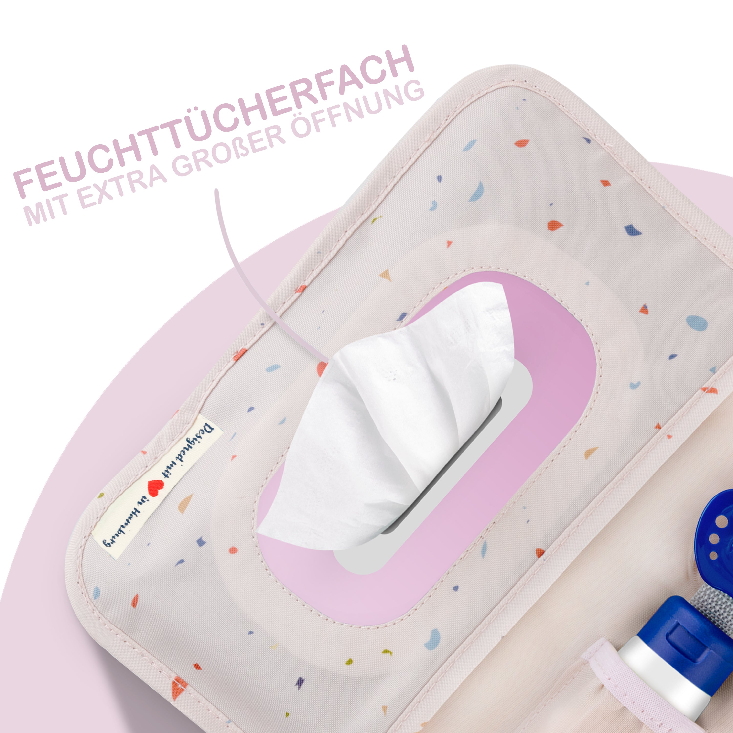 jubi windeltasche mit wickelunterlage