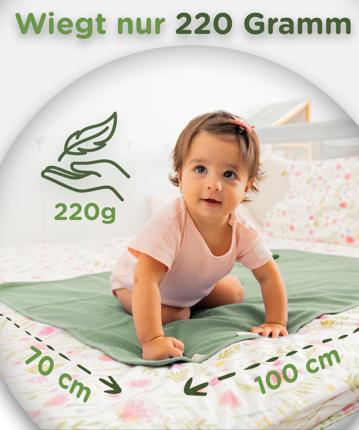 leichte Babydecke jubi