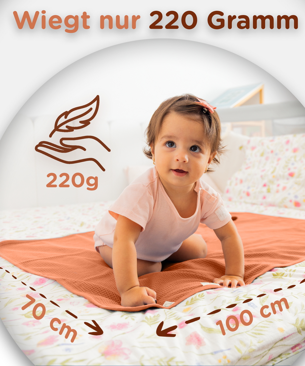 leichte sommerdecke  für babies jubi