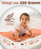 leichte sommerdecke  für babies jubi