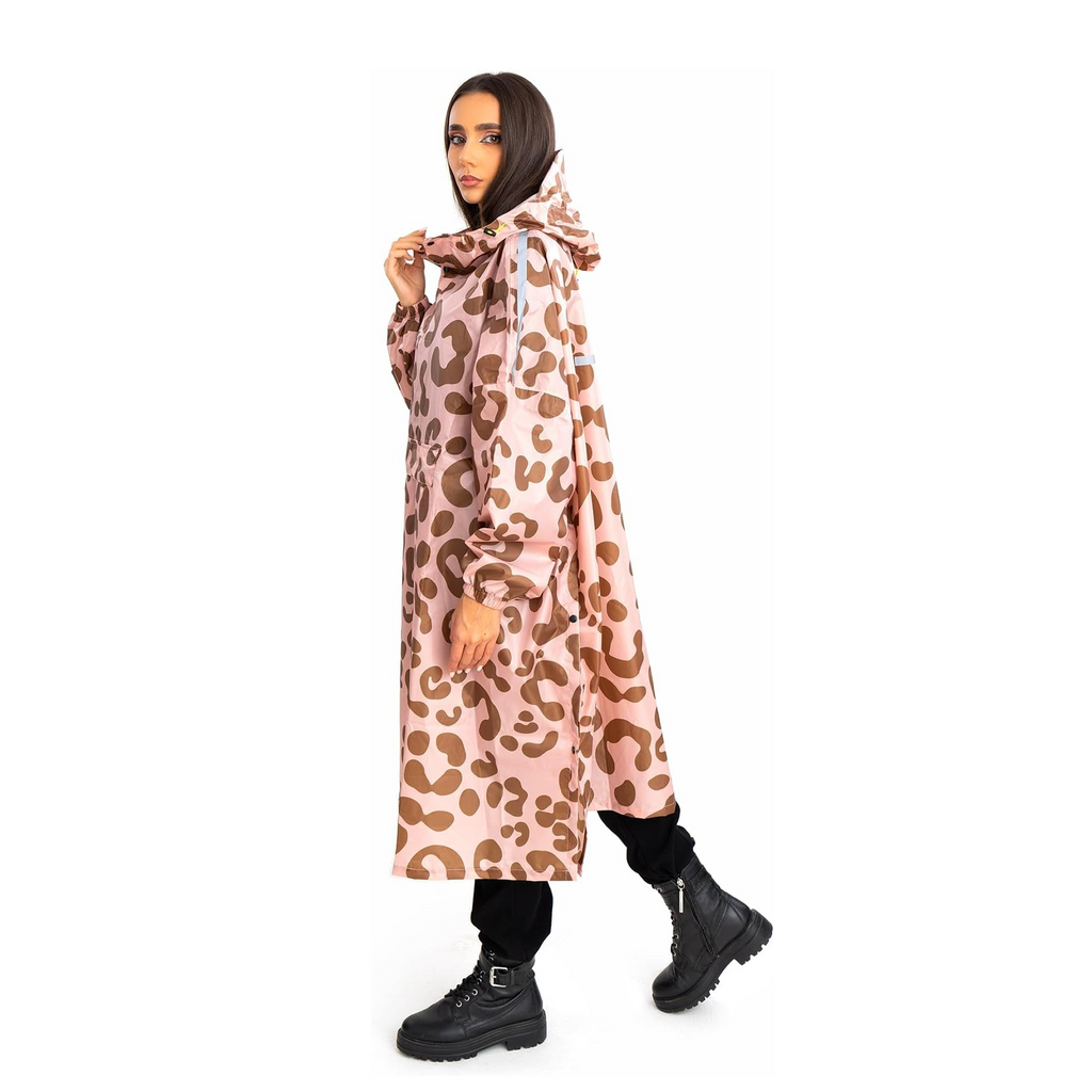 leo Regenponcho für damen aus recyceltem Polyester