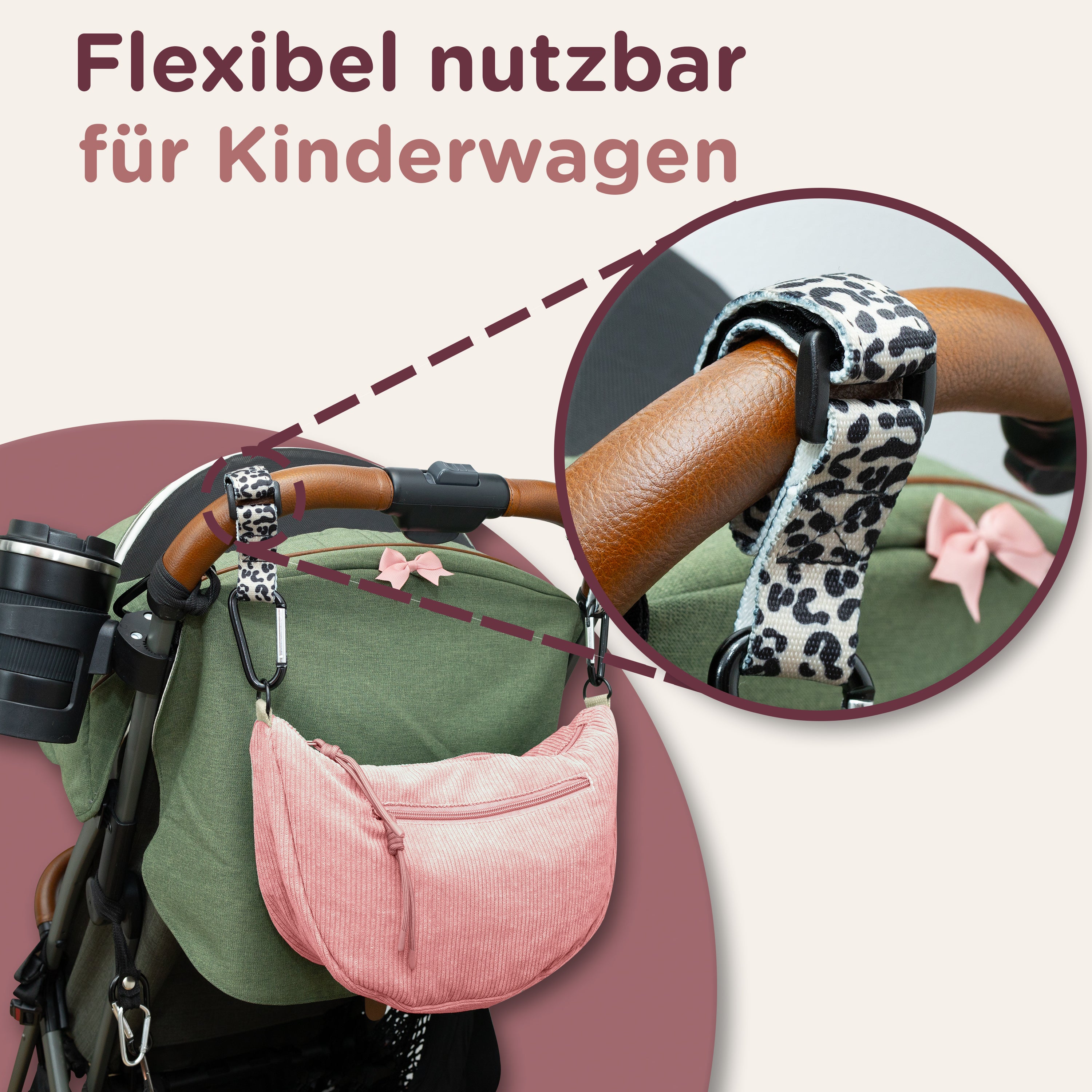 Moonbag Windeltasche von Jubi für unterwegs mit Baby