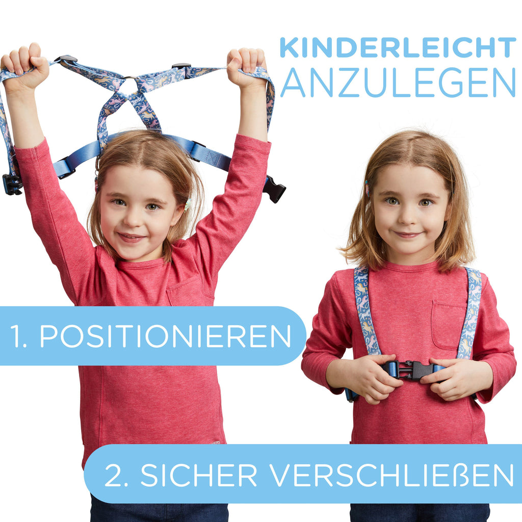 pferdeleine kinderleicht anzulegen jubi blau