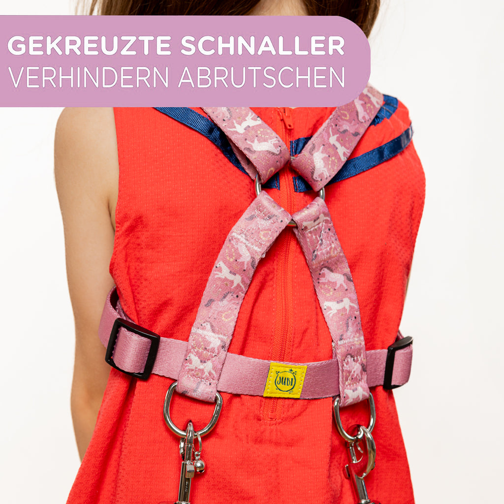 pferdeleine zum spielen jubi rosa mit glöckchen