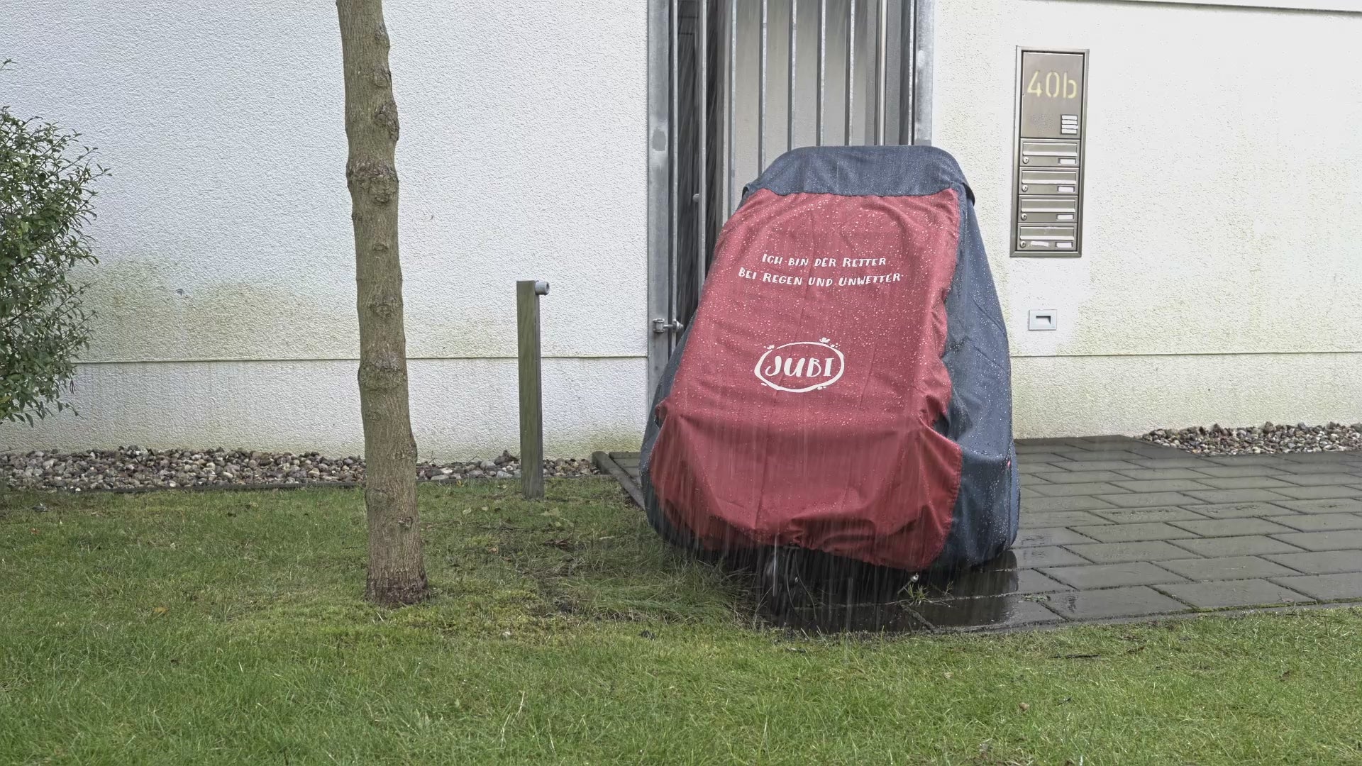 Abdeckung Fahrradanhänger