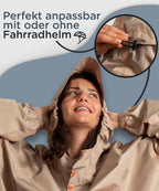 Regenponcho Damen aus recycled Polyester