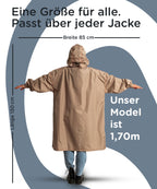 Regenponcho Damen aus recycled Polyester