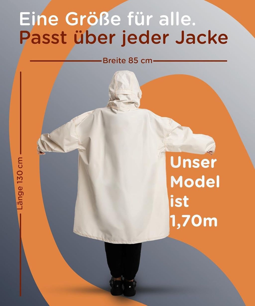 universeller regenmantel damen jubi